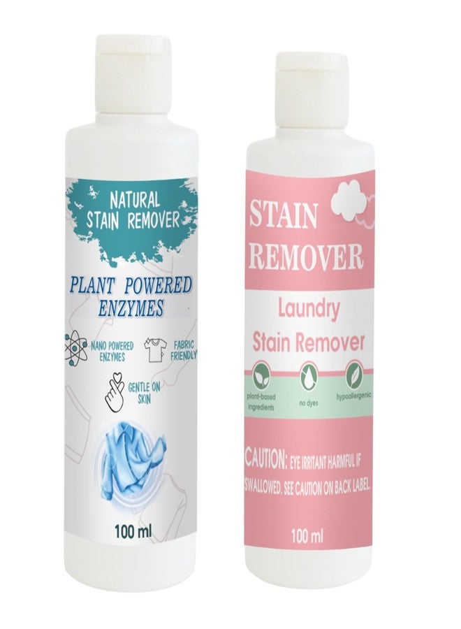 مجموعة مزيل البقع من توفوس، تتضمن مزيل بقع القمصان ومزيل بقع وردي | محلول تنظيف متعدد الأسطح للملابس والأقمشة والمفروشات (100 غرام لكل منهما) - Image 1